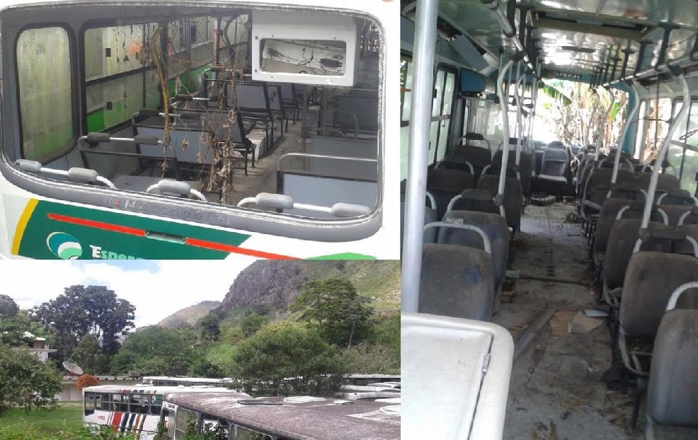 ônibus abandonados