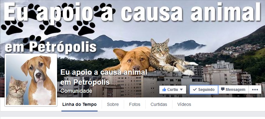 eu apoio a causa animal