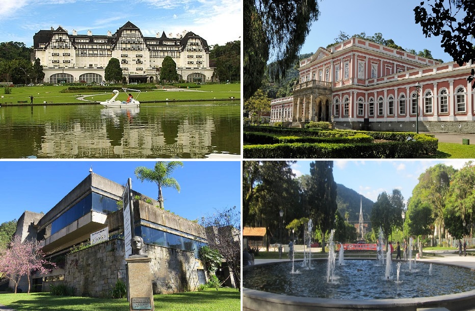 quitandinha, museu, cdc e praça da liberdade