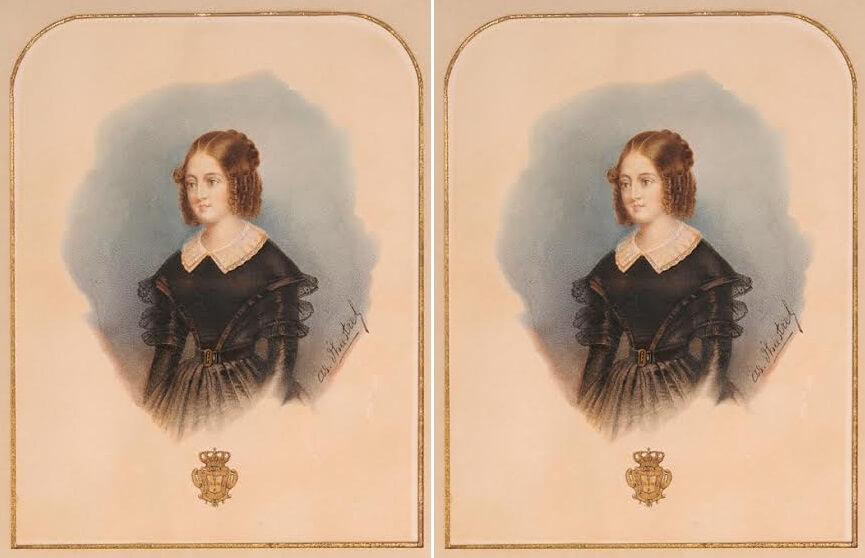 Retrato de d. Francisca de Orleans e Bragança